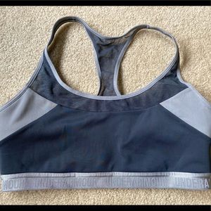 Underarmour two tone grey sports bra